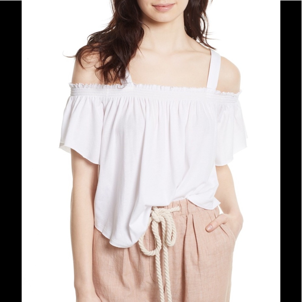 Free people cold shoulder top
